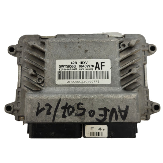 CHEVROLET AVEO ECU / 5WY5956G / 96469978 / 1BXV