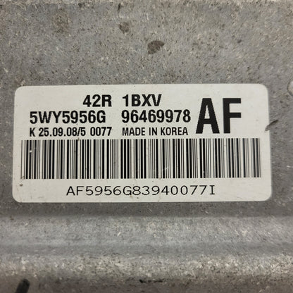 CHEVROLET AVEO ECU / 5WY5956G / 96469978 / 1BXV