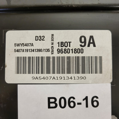 CHEVROLET MATIZ ECU / 96801800 / 5WY5407A / 1BOT / 9A / D32