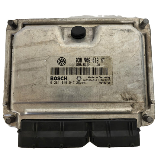 VW SEAT ECU / 038906019HT / 0281010947 / EDC15P+ / 038906019 / BOSCH