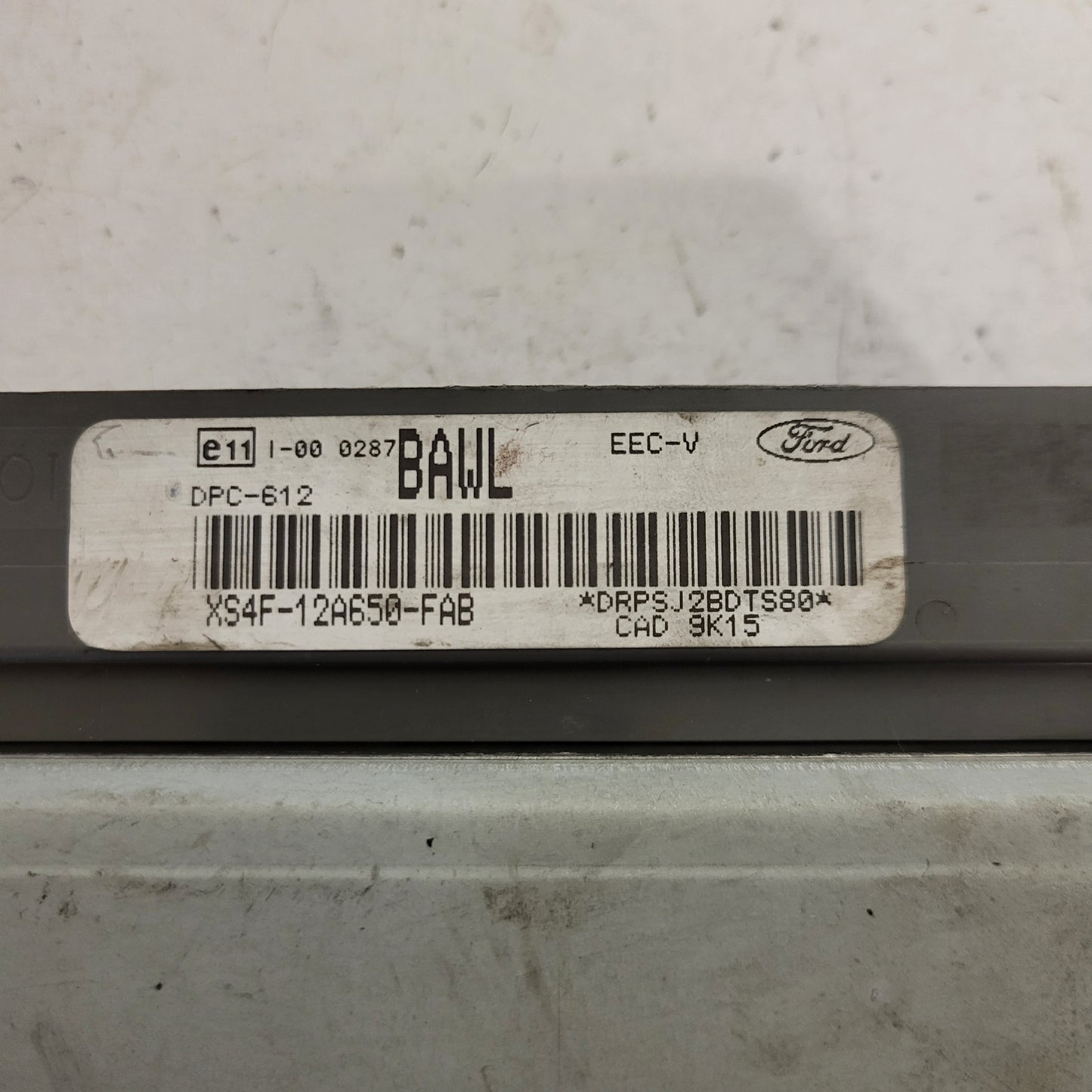 Ford ECU / XS4F-12A650-FAB / XS4F12A650FAB / DPC-612 / BAWL / EEC-V