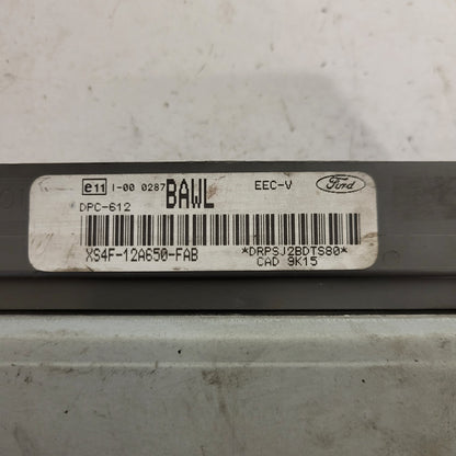 Ford ECU / XS4F-12A650-FAB / XS4F12A650FAB / DPC-612 / BAWL / EEC-V