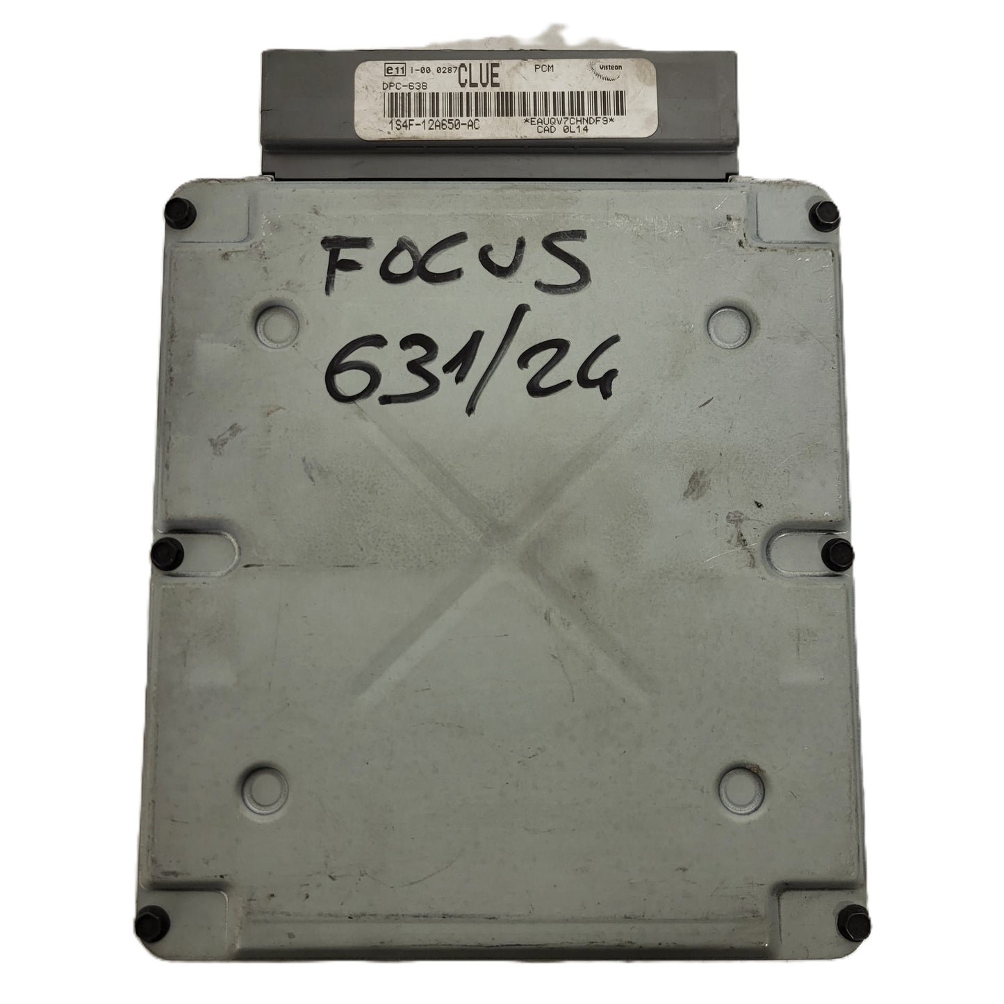 FORD FOCUS ECU / 1S4F-12A650-AC / CLUE / DPC-638 / PCM / VISTEON