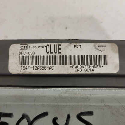 FORD FOCUS ECU / 1S4F-12A650-AC / CLUE / DPC-638 / PCM / VISTEON