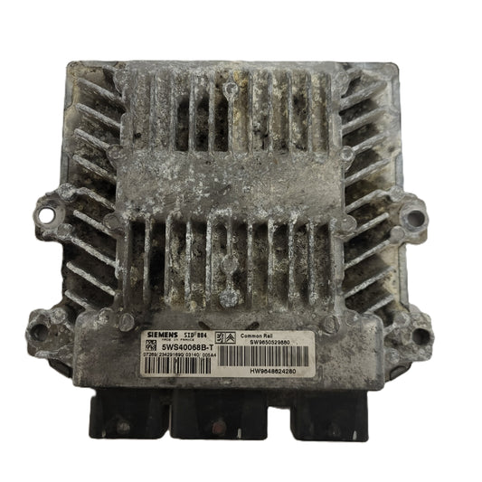 CITROEN C3 ECU / 5WS40068B-T / SW9650529880 / HW9648624280 / SID804 SIEMENS