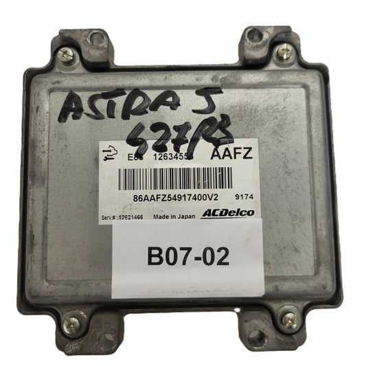 OPEL ASTRA J ECU / 12634556 / E83 / ACDELCO / AAFZ