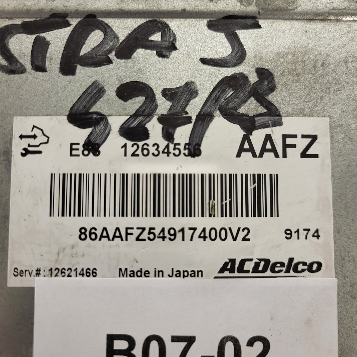 OPEL ASTRA J ECU / 12634556 / E83 / ACDELCO / AAFZ
