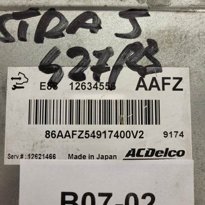 OPEL ASTRA J ECU / 12634556 / E83 / ACDELCO / AAFZ