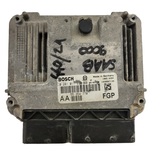 SAAB 93 9-3 OPEL ECU / 0281011970 / 55354770 / AA / BOSCH