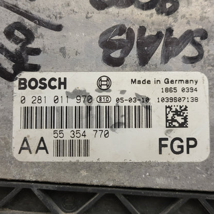 SAAB 93 9-3 OPEL ECU / 0281011970 / 55354770 / AA / BOSCH