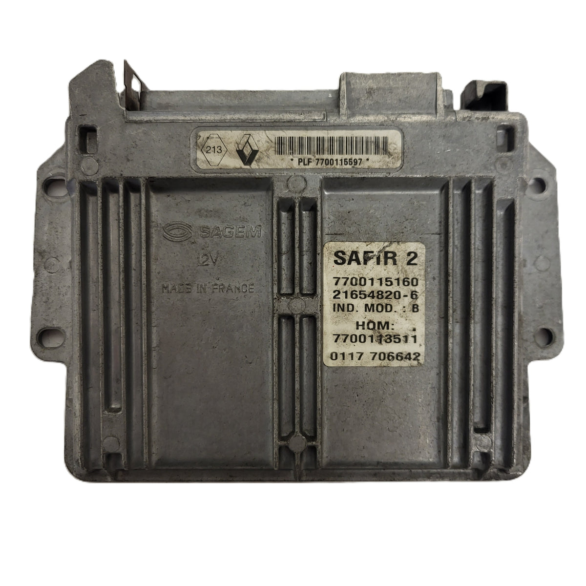 RENAULT ECU / 7700115597 / 7700115160 / 21654820-6 / 7700113511 / 35 PIN SAGEM - B07-05 - 1