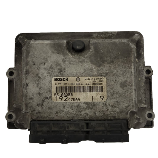 Fiat STILO ECU / 0281011553 / 55198058 / 19247EAA / BOSCH