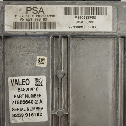 Peugeot Citroen ECU / 21586640-2 / 9666149880 / 9660388980 JCAE-CMME 21586640-2A