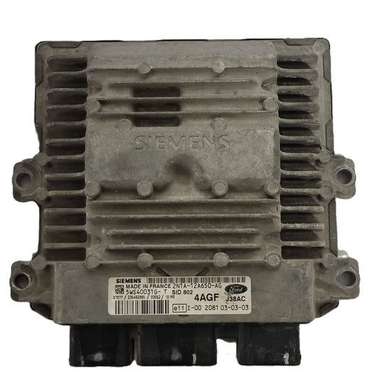 FORD FUSION 1.4 TDCI ECU / 5WS40031G-T / 2N1A-12A650-AG / SID802 / 4AGF SIEMENS