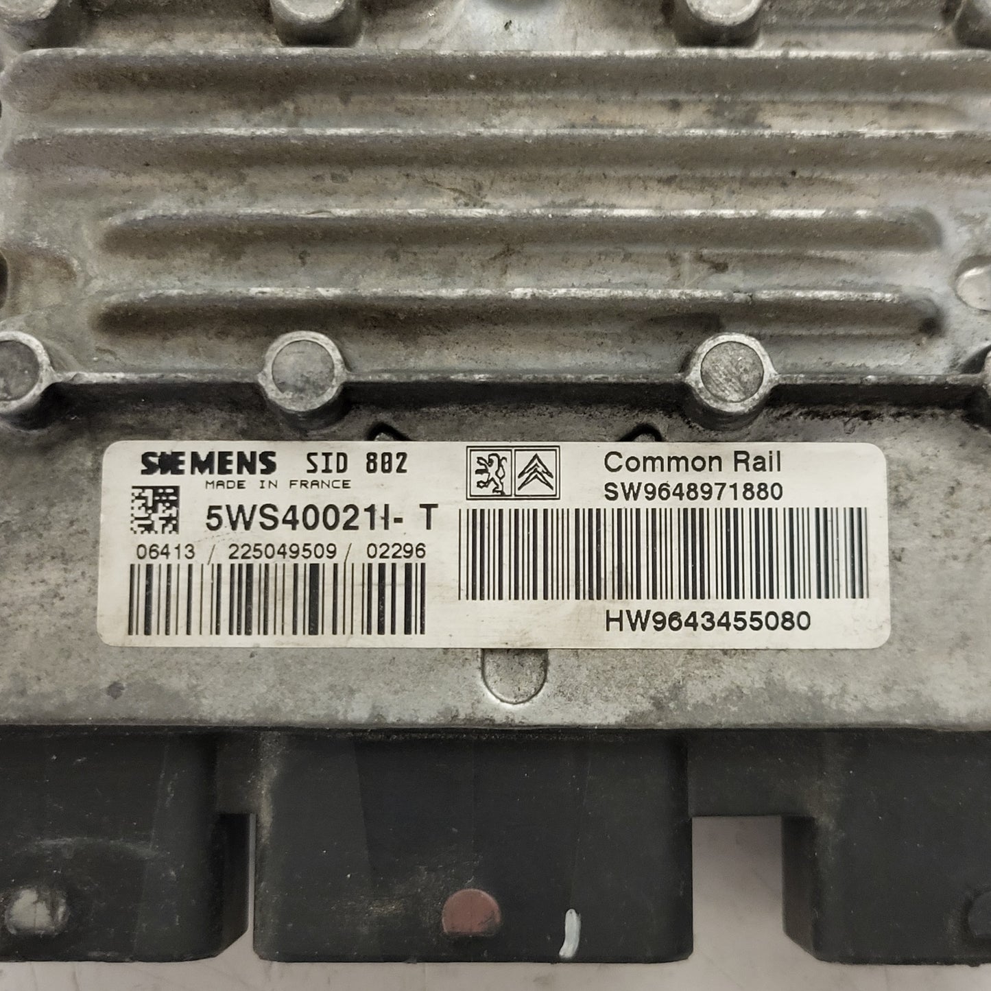 Peugeot Citroen 1.4 HDI ECU / 5WS40021I-T / SW9648971880 / HW9643455080 / SID802