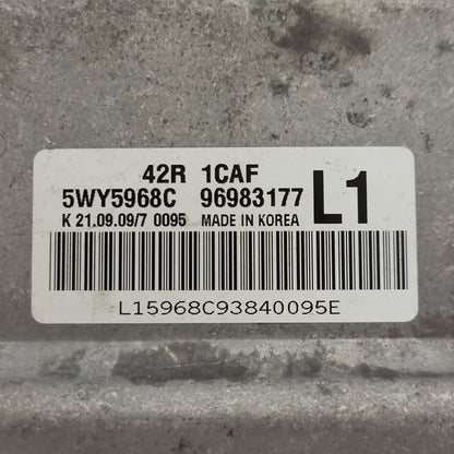 CHEVROLET AVEO ECU / 96983177 / 5WY5968C / 1CAF