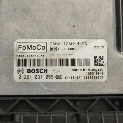 FORD FIESTA 1.5 ECU / DA6A-12A650-MA / 0281031055 / BOSCH