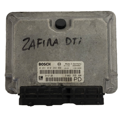 Opel Zafira 2.0 ECU / 0281010268 / 24417169 / BOSCH