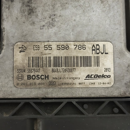 CHEVROLET AVEO ECU / 0281019089 / 55590786 / 55579447 / ACDelco BOSCH
