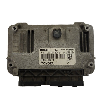 TOYOTA YARIS 1KR-FE ECU / 0261208936 / 89661-0D270 / BOSCH