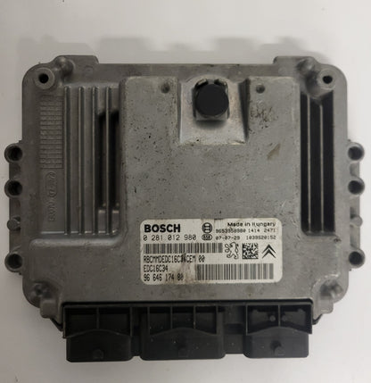 CITROEN C4 PICASSO 1.6 HDI ECU / 0281012980 / EDC16C34 / 9664617480 / BOSCH