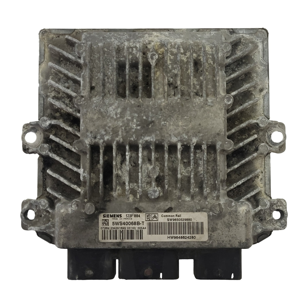 CITROEN C3 ECU / 5WS40068B-T / SW9650529880 / HW9648624280 / SID804 SIEMENS - B08-05 - 1