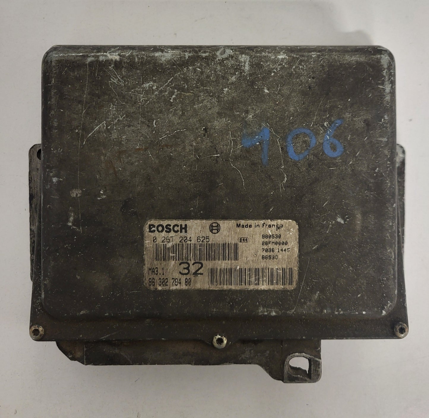 PEUGEOT CITROEN 106 SAXO ECU / 0261204625 / 9630278480 / MA3.1 / BOSCH