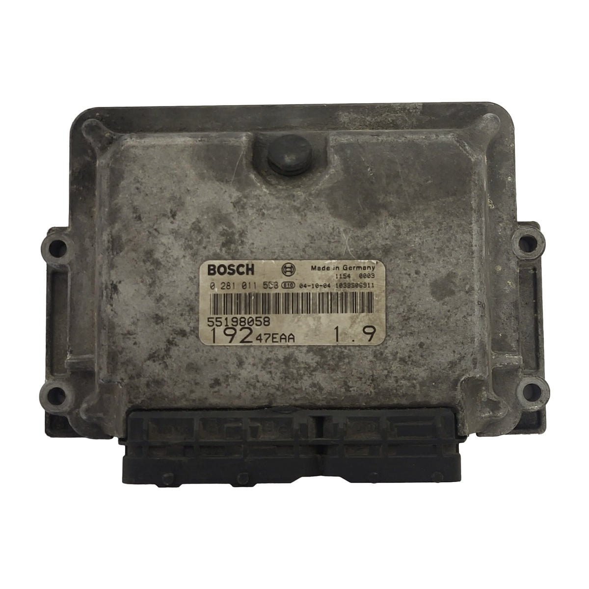 Fiat STILO ECU / 0281011553 / 55198058 / 19247EAA / BOSCH - B08-13 - 1
