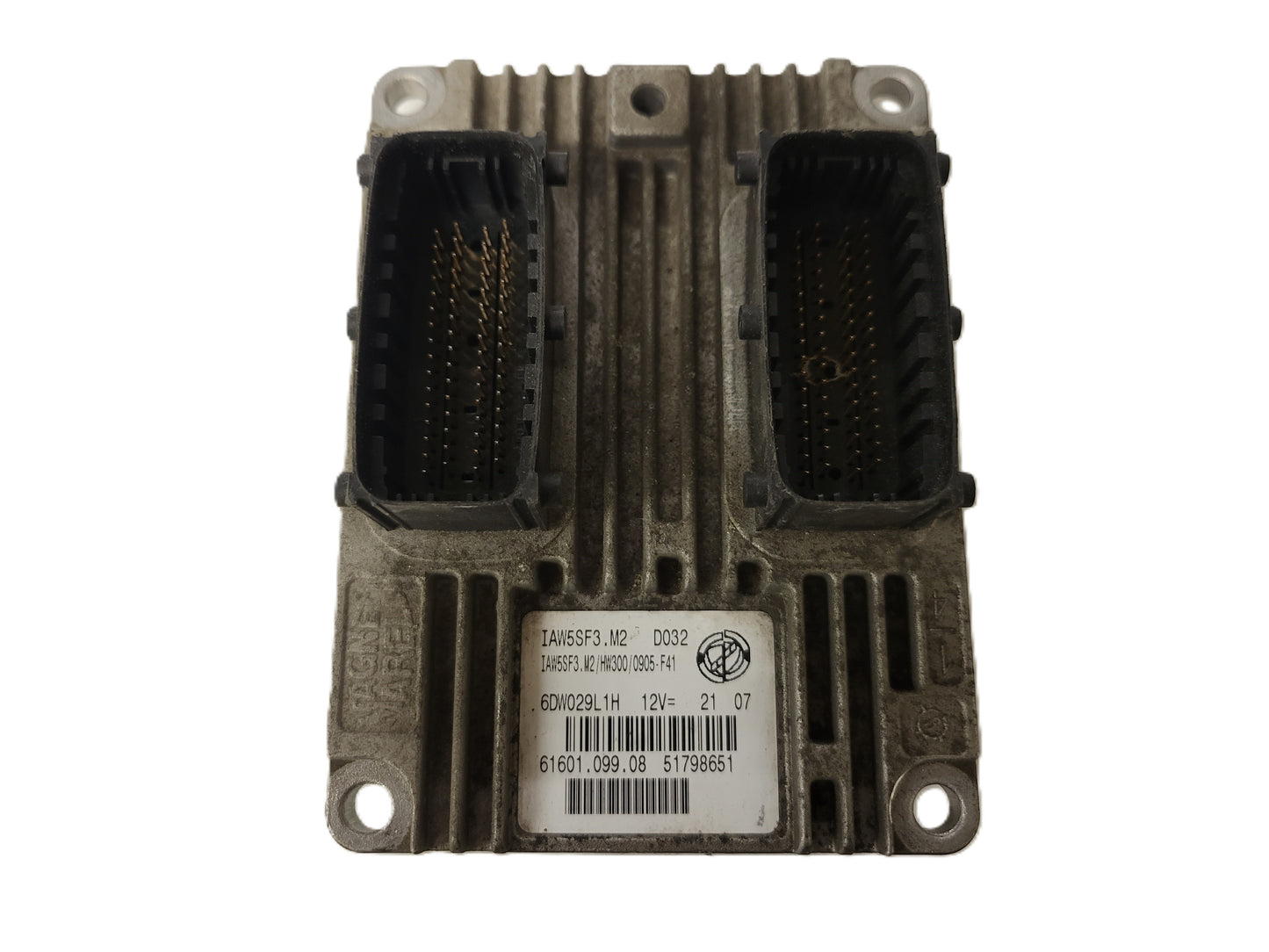 FIAT PUNTO ECU / IAW5SF3.M2 / IAW 5SF3.M2 / 51798651 / HW300 / 61601.099.08