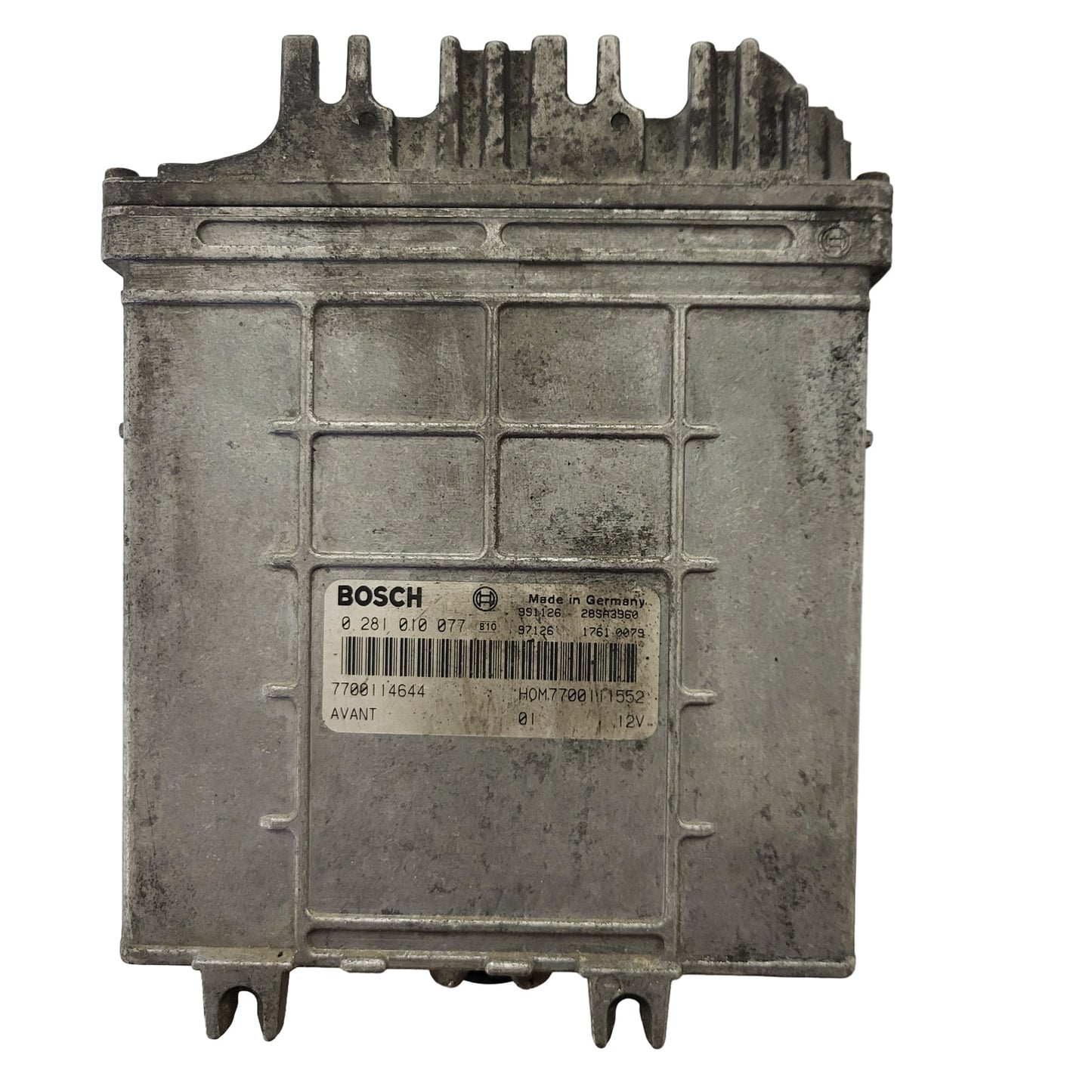 Renault Scenic 1.9 ECU / 0281010077 / 7700114644 / HOM7700111552 / BOSCH