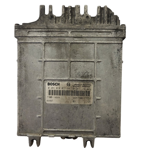 Renault Scenic 1.9 ECU / 0281010077 / 7700114644 / HOM7700111552 / BOSCH