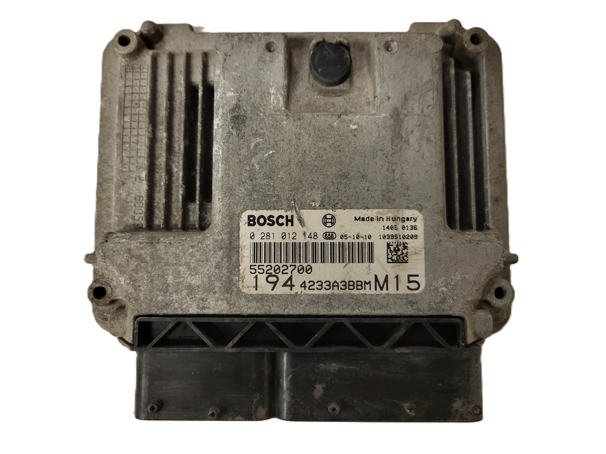 3x FIAT CROMA ECU / 0281012148 / 55202700 / BOSCH BULK STOCK