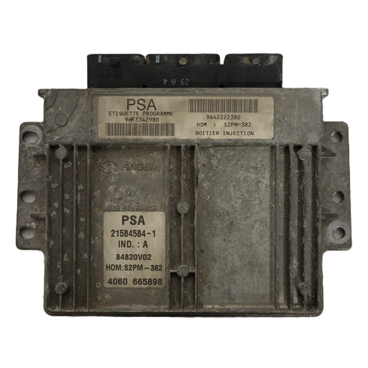 PEUGEOT CITROEN ECU / 21584584-1 / 9653342980 / 9642222380 / S2PM-382 / SAGEM