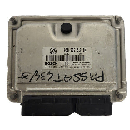 VW PASSAT 1.9 ECU / 038906019BK / 0281010305 / BOSCH - B09-03 - 1