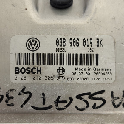 VW PASSAT 1.9 ECU / 038906019BK / 0281010305 / BOSCH - B09-03 - 2