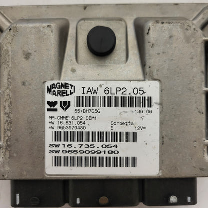 PEUGEOT CITROEN ECU / IAW 6LP2.05 / 9659099180 / 9653979480 / MAGNETI MARELLI