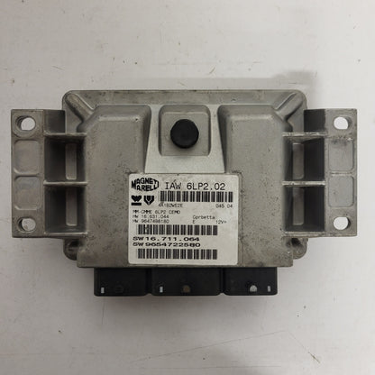 PEUGEOT 206 ECU / IAW 6LP2.02 / 9654722580 / 9647498180 / MAGNETI MARELLI - B09-10 - 1