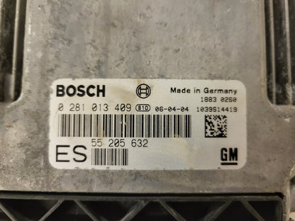 OPEL VECTRA C SIGNUM ECU / 0281013409 / 55205632 / ES / BOSCH