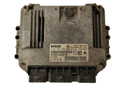 PEUGEOT CITROEN ECU / 0281011784 / 9655919780 / 9654490280 / EDC16C34 / BOSCH