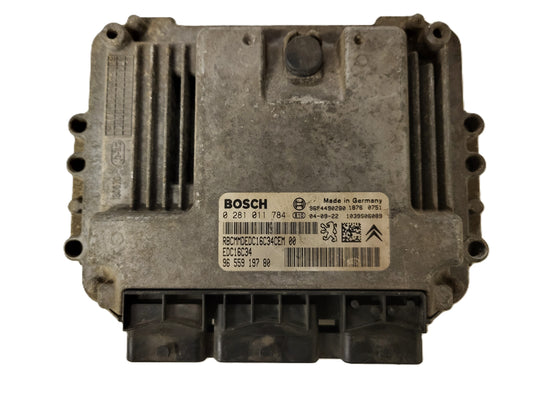 PEUGEOT CITROEN ECU / 0281011784 / 9655919780 / 9654490280 / EDC16C34 / BOSCH