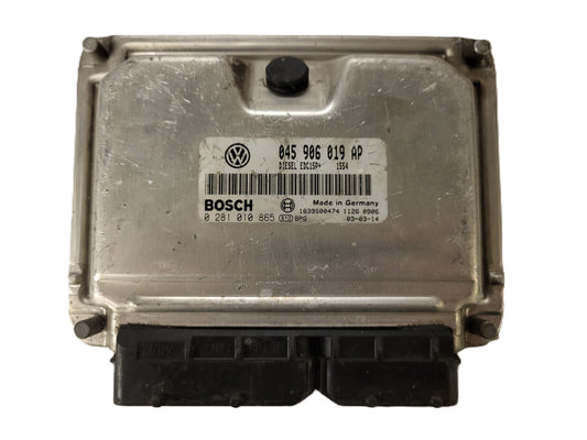 VW GOLF POLO ECU / 045906019AP / 0281010865 / EDC15P+ / BOSCH