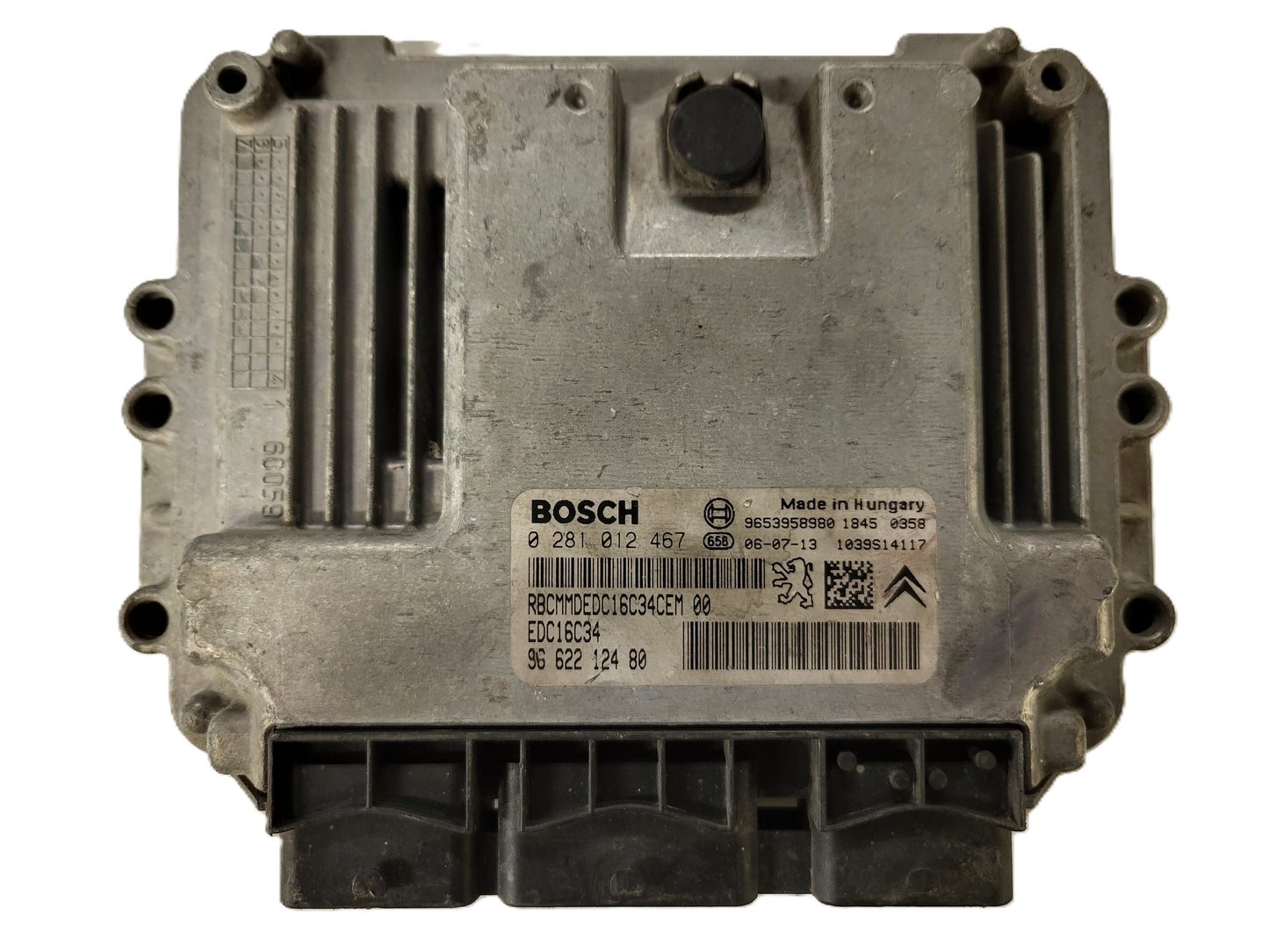 PEUGEOT CITROEN PSA / 0281012467 / 9662212480 / 9653958980 / EDC16C34 / BOSCH