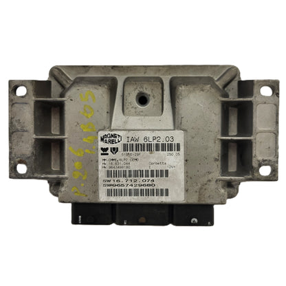 PEUGEOT CITROEN ECU / IAW 6LP2.03 / 9657429680 / 9647498180 / MAGNETI MARELLI - B10-08 - 1