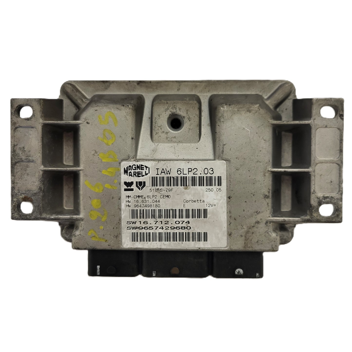 PEUGEOT CITROEN ECU / IAW 6LP2.03 / 9657429680 / 9647498180 / MAGNETI MARELLI