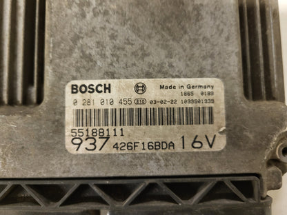 ALFA ROMEO 147 ECU / 0281010455 / 55188111 / BOSCH