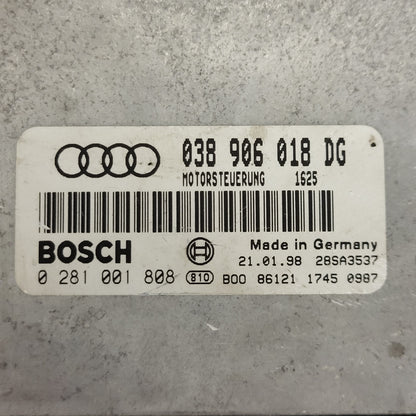 VW GOLF 4 1.9 ECU / 038906018DG / 0281001846 / 0281001808 / BOSCH - B10-17 - 2