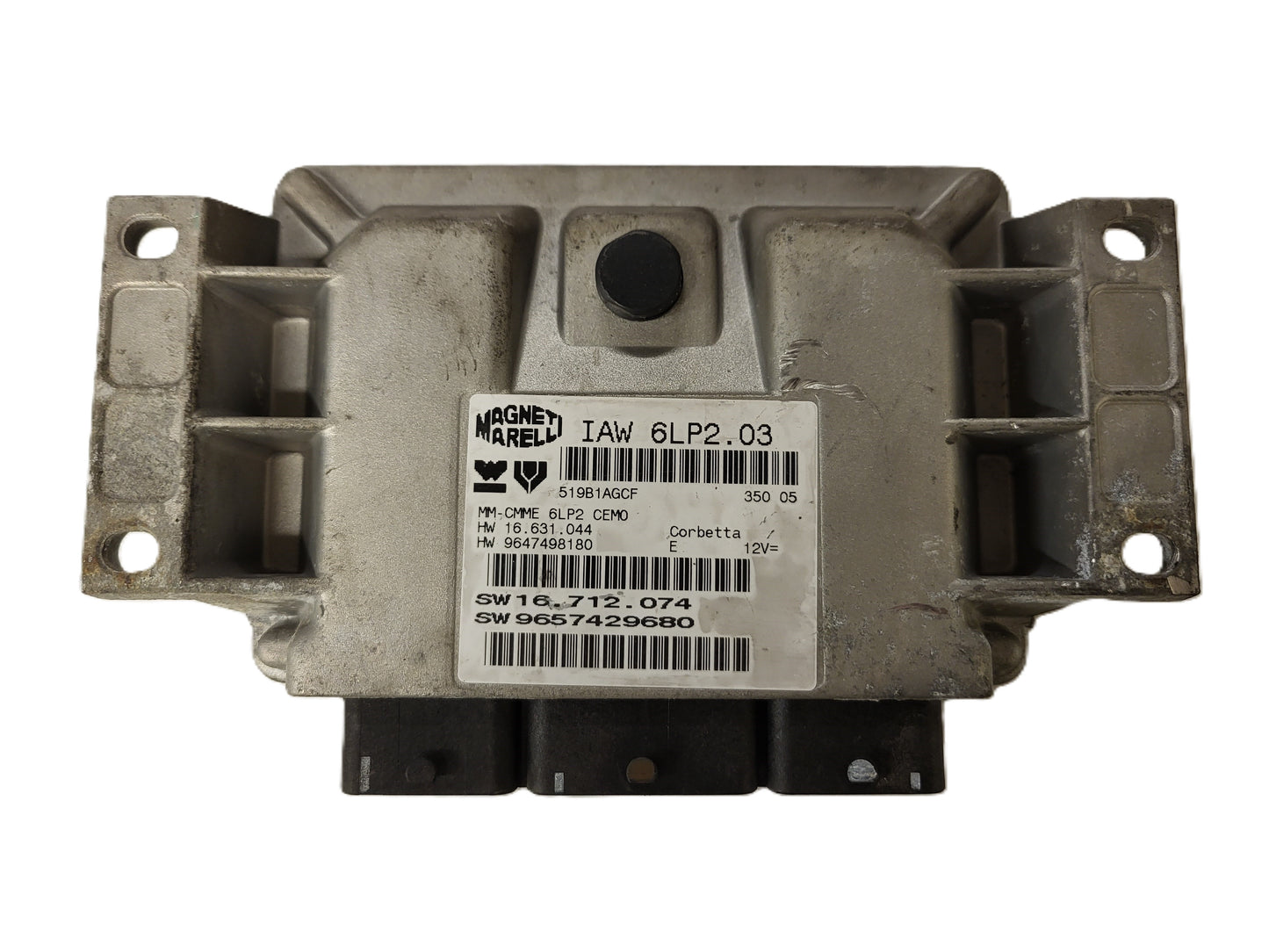 PEUGEOT CITROEN ECU / IAW 6LP2.03 / 9657429680 / 9647498180 / MAGNETI MARELLI