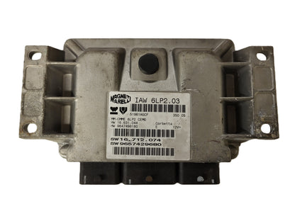 PEUGEOT CITROEN ECU / IAW 6LP2.03 / 9657429680 / 9647498180 / MAGNETI MARELLI