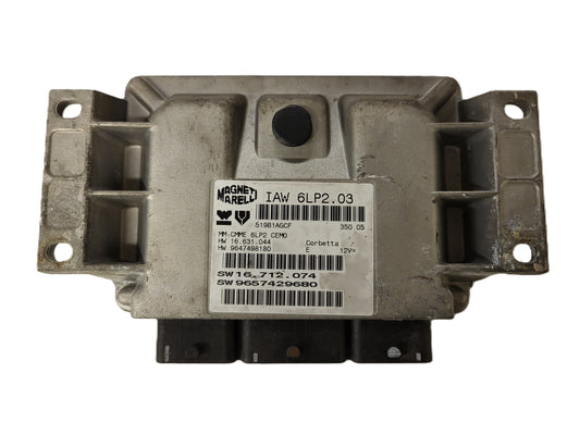 PEUGEOT CITROEN ECU / IAW 6LP2.03 / 9657429680 / 9647498180 / MAGNETI MARELLI