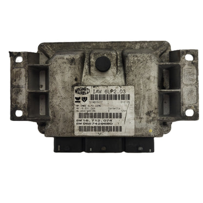 PEUGEOT CITROEN ECU / IAW 6LP2.03 / 9657429680 / 9647498180 / MAGNETI MARELLI - B10-20 - 1
